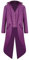 FYMNSI Cappotto da uomo gotico steampunk frack da uomo medievale vittoriana vintage uniforme lunga smoking per carnevale Halloween costume festa cosplay travestimento, Lilla, XXXL