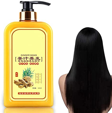 Ginaday Instant Ginger Hair Regrowth Shampoo,Ingwer Haarwuchs Shampoo,Shampoo Gegen Haarausfall,Haarwachstum Shampoo,Anti-Haarausfall Shampoo,Anti Haarverlust Shampoo,Natürlicher Ingwershampoo