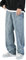 Sawmew Herren Jeans Hosen Y2K Baggy Hip Hop Jeans Gerades Bein Gewaschene Vintage Denim Hosen Teenager Jungen Skateboard Hosen Streetwear (Color : Blue, Size : XXL)