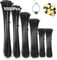 1000 Stück Kabelbinder Schwarz Set,100/150/200/250/300mm Und 20 Klebesockel,Highwings Nylon Verschiedene Größen Super Haltbar Selbsthemmend Kabelbinder für Gartenarbeit,Wohnen