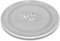 vhbw piatto compatibile con Silvercrest SMW 800 F2 forni a microonde - Piatto girevole con attacco a Y, 24,5 cm, vetro