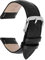 TIESOME Uhrenarmband, Schwarz Vintage Leder uhrenarmbänder mit Edelstahl Schnalle Ersatzarmband Quick Release Ersatzarmbänder für Herren Damen 20MM