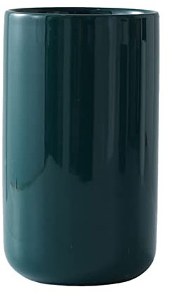 JUOPZKENN Porte-ustensiles de Cuisine, Pot à Ustensiles en Céramique, Support à Ustensiles Stable en Céramique, Support D'ustensiles de Cuisine pour Décoration de Cuisine de Ferme,(L Vert)