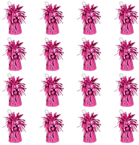 Boland - Poids pour ballons avec feuille métallique, 16 pièces, 160 - 180 g, poids pour ballons, pour ballons de baudruche et ballons à l'hélium