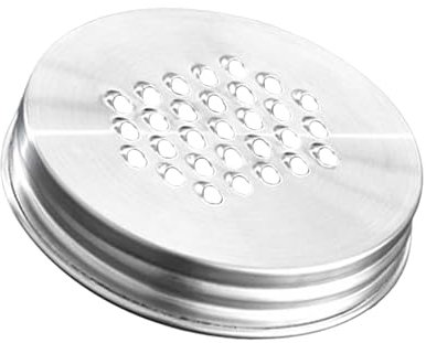 Cheese Grater with Lid, Preserving Jar Cheese Grater Lid - Stainless Steel Mason Jar Cheese Ester Household Chopper for Carrots, Cucumbers, Cheese, Vegetables