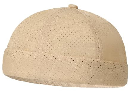 YAMEE Docker Cap Herren Sommer Mesh Leichte Atmungsaktive,Matrosenmütze Unisex Waterproof,Docker Mütze Herren Weich Adjustable,Beanie Mütze Herren Casual,Krempenlose Hüte Stilvolle,Hafenmütze
