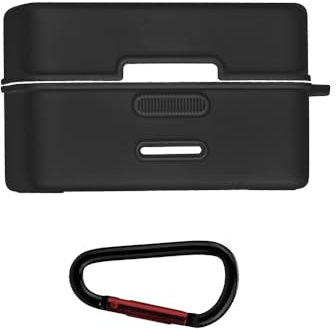 THLMT Protective Case Cover Compatible for DJI MIC Mini, Wireless Microphone Storage Carrying Case Protective Mic Dust Skin Shell Pouch Box Microphone Silicone Holder Organizer (Black)