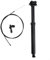 Alanmoship Canotto reggisella telescopico per bici in lega di alluminio da 31,6 mm, angolo regolabile, impermeabile, antipolvere, per il comfort del ciclismo
