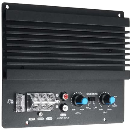 DIGNIFE Verstärker, 600W Car Audio Amplifier Board 12V 28-160KHz for leistungsstarke Subwoofer-Lautsprecher Player Auto, Hochleistungs-Auto-Leistungsverstärker