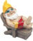 Lesser & Pavey Naughty Gnome Sunbather 8 Gnomes Behaving Badly Figurines Statues For Home Decor | Ideal Ornaments Friendship Gifts For Women & Men | Lovely Table Centerpiece & Living Room Accessories