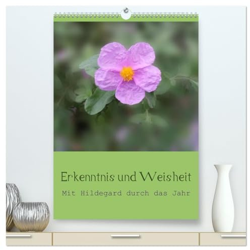 Erkenntnis und Weisheit - Hildegard von Bingen (hochwertiger Premium Wandkalender 2026 DIN A2 hoch), Kunstdruck in Hochglanz: Mit den Erkenntnissen ... von Bingens durch das Jahr. (CALVENDO Glaube)