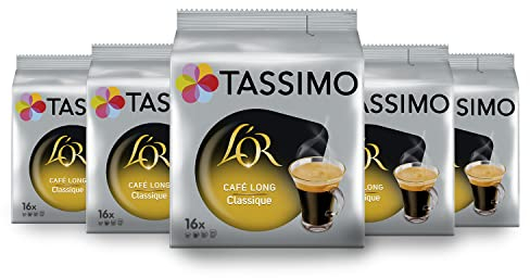 Tassimo Café Long Classique L'OR, Lot de 80