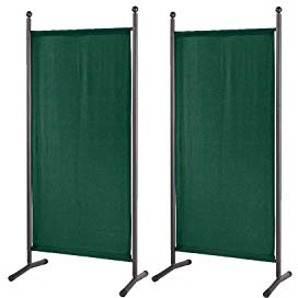 GRASEKAMP Qualität seit 1972 2 Stück Stellwand 78x178cm Grün Paravent Raumteiler Trennwand Sichtschutz