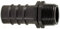 Raccordo portagomma maschio 1/2 x 16mm