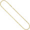 Jobo Damen Zwillings-Panzer-Kette aus 14 Karat 585 Gold 3 mm 45 cm