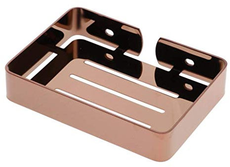 Tubayia Wall Mounted Stainless Steel Soap Dish Soap Holder Soap Dish Soap Basket for Bathroom Shower (Rose Gold)