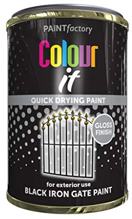 Black Iron GATE Paint TIN 300ML