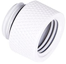 Alphacool 17488 Eiszapfen Verlängerung G1/4 AG auf G1/4 IG - White Wasserkühlung Anschluss