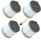 Sankuai HEPA Filtro for CECOTEC Congo Rockstar 500 Ultimate XTREM Conga Rockstar 700 Partes de Filtro de aspiradora inalámbrica de Mano (tamaño : 4 Pieces)