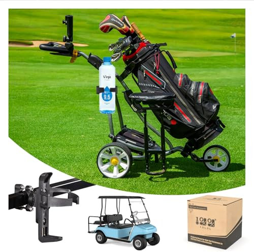 10L0L Golf Push Cart Getränkehalter Cup Can Holder Water Bottle Holder for Golf Cart Bike Motorcycle ATV Scooter Stroller Rollchair Walker Boat