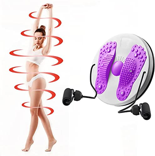Twisting Waist Disc,Waist Trainer Abdominal Trainer,fitness Waist Twisting Disc Mit Kordelzug, Aerobic-Training Twist Board Fitness Und Massage-Fußsohle Für Zuhause
