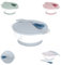 Kikkaboo Baby Essschüssel 250 ml Löffel mit Wärmesensor Warmhalteschüssel Deckel, Farbe:blau