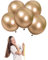 Palloncini Metallico Champagne Oro Lattice Palloncino Festa 46CM 5Pezzi Kit Palloncini,elio e aria per Palloncini,per Fidanzamento,Matrimonio,San Valentino,Compleanno,Baby Shower,Decorazioni di Nozze