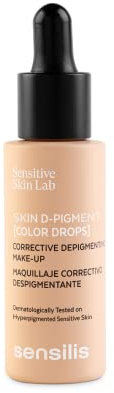 Sensilis - Skin D-Pigment Color Drops, Make-up-Concealer, hellt und korrigiert Flecken, mit Bio-Pigment-Extrakt aus Sclarea und stabilisiertem Vitamin C, Beige, 30 ml