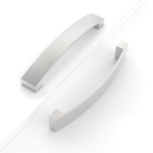 Coinkoly 10 Piezas Tiradores de Cocina 128 mm Plata Para Armarios y Cajones - Tirador de Puerta Corredera de Acero Inoxidable - Manillas Para Muebles