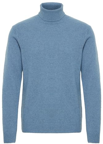 CASUAL FRIDAY CFKarl roll Neck Bounty Knit Herren Strickpullover Feinstrick Pullover mit Rollkragen, Größe:3XL, Farbe:Dusk Blue (164120)