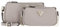 GUESS Noelle Double Pouch Crossbody Taupe