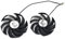 RAKSTORE PLD09210B12HH Graphics Card Cooling Fan Compatible with MSI RX 6900 XT RX 6950 XT Gaming X Trio Quiet Cooler Fan (A)