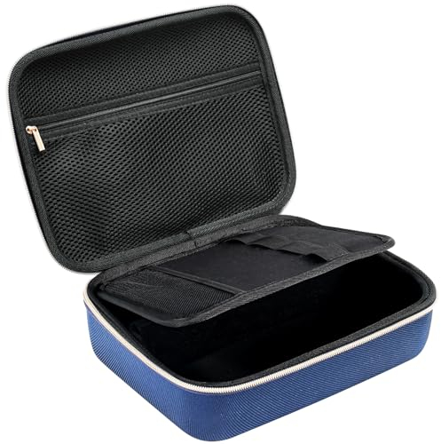 ProCase Hard Travel Case for Hair Clippers, Hair Cutting Barber Supplies Holder, Trimmer Organizer Storage Bag for Hatteker/Oneisal/Wahl 5Star/Andis Men Razor Guard Grooming Kits -Navy
