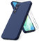 Vansdon Coque Compatible avec Samsung Galaxy A16 4G/5G, 2 Film de Protection en Verre trempé, Housse Souple en TPU en Silicone Liquide, Housse en Caoutchouc Antichoc - Bleu Nuit