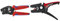 KNIPEX Selbsteinstellende Crimpzange für Aderendhülsen mit Fronteinführung & PreciStrip16 Automatische Abisolierzange
