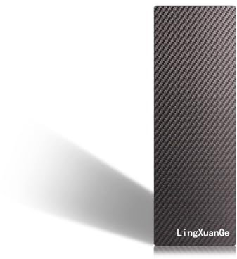 LingXuanGe Balayage Board in fibra di carbonio opaca è uno strumento di colorazione dei capelli per saloni professionali e parrucchieri - Tavola da colorare per capelli (colore: nero opaco I)