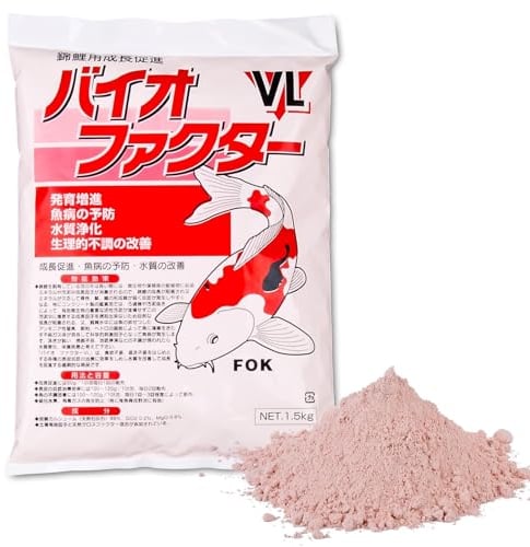 FOK Biofaktor VL 1,5 kg | Der Teich Wasseraufbereiter für Garten- und Koiteiche direkt aus Japan