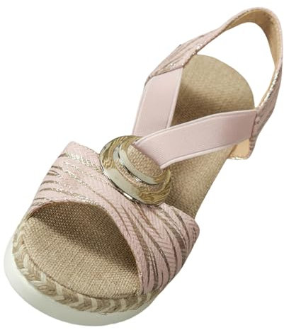 pvucpot Chaussures pour Femmes Sandales Sandale Compensee Femme Eté Compensé Chaussure Claquette Semelle Epaisse Nu Pieds Été Confortable Sandales Plates Été