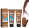 Self Tanner Self Tanning Lotion, Selbstbräuner 2 Stück Selbstbräunungscreme Selbstbräunungslotion Sonnenbräunungscreme mit einem Selbstbräunungshandschuh, für Gesicht Körper Beine Arme (Bronze, 200g)