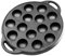 VONOTO Takoyaki Pan, 9 Cast Iron Escargot Dish 15 Molds, Takoyaki Maker Skillet, Baking Tray for Octopus Balls Pancake (9 15 Molds)
