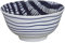 cilio Bowl AMICI Striche | Porzellan Schüssel bunt | Gebrannt bei 1300 °C | Ramen Schüssel | Spülmaschinen- und mikrowellengeeignet | Glasierter Boden | Müslischale | 7 cm/Ø 15,5 cm | 500 ml