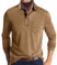 Uneek Work Shirts for Men - Long Sleeve Polo Shirt, Fashion Top Sweatshirt Coat, White Golf Shirt - Beige 2XL