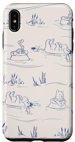 Disney Winnie the Pooh and Friends Hunny Pots Down the River Hülle für iPhone XS Max