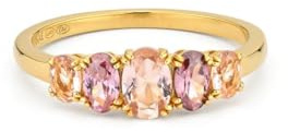 24Kae-Ring mit farbigen Steinen – 124102Y | Frauen | Zirkonia im Gold