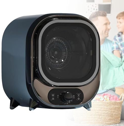 Sèche-linge portable compact 450 W, petit sèche-linge à condensateur avec fenêtre de visualisation, capacité de charge de 0,8 kg, sèche-linge en acier inoxydable, pour la maison, les appartements et l
