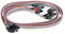 Ldabrye Computer Case Power Reset Button Switches Cavo 26 Con Luci LED Per Schede Madri Desktop