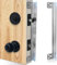 MOSECYOU Door Latch Guard Plate 12” with 1” Offset Cover, Satin Nickel, Outward Opening Door Security Guard, Protector Shield for Door Knob/Deadbolt/Mortise/Double Door Lock(1 Pack)