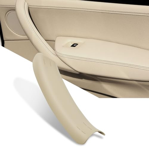 Jaronx Compatible with BMW X3 F25/X4 F26 Door Handle Cover, Right Side Interior Door Pull Handle Cover for BMW X3 F25 2010-2016, X4 F26 2014-2017 (Right,Beige)