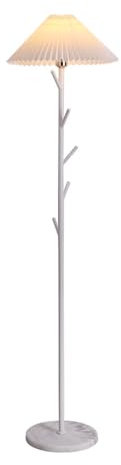 Iron Floor Lamp Creative Floor Lamp With Hook Cloth Lampshade Floor Lamp Super Bright Dimmable Floor Lamp