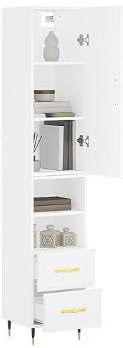 Generisch Kangmusi Highboard 34,5x34x180 cm Holzwerkstoff, 3198897